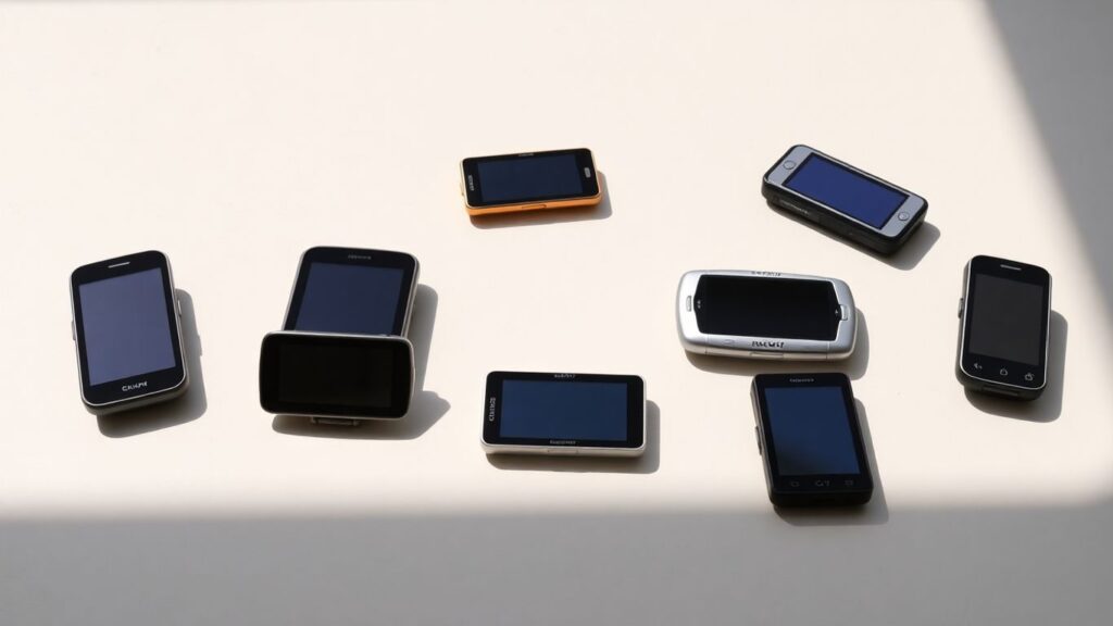 Verschiedene GPS-Geräte im Vergleich